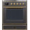 Cuisinière à induction 40 pouces avec 6 éléments à induction ILVE Majestic II Series (porte en verre)