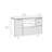 Corridor 47.75'' Wide 3 - Drawer Filing Credenza with Cable Management-17691127