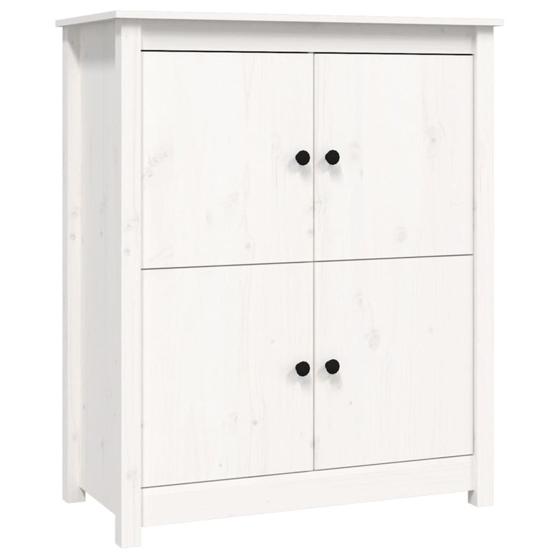 Johnelle 83cm Solid Wood Sideboard, White