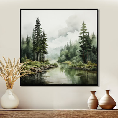 Pine Tree Silent Wilderness - Print