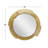Aluminum Circle Wall Mirror
