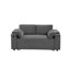 Canapé-lit convertible en tissu gris foncé, style moderne pour la maison