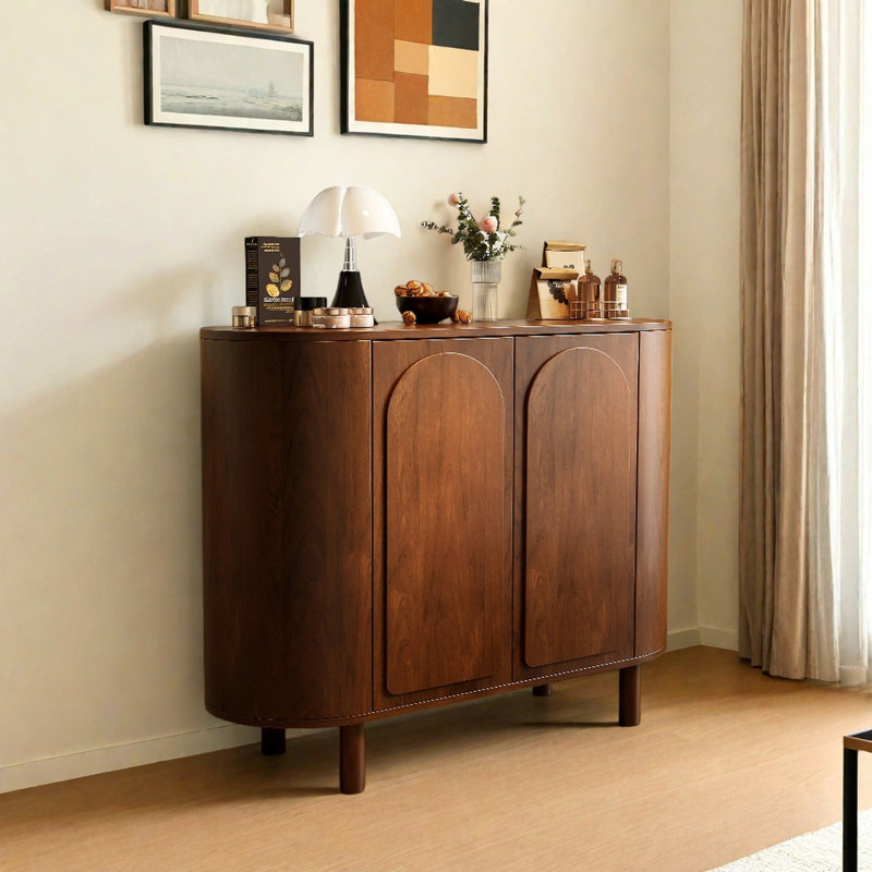 Buffets rétro en bois manufacturé polyvalent