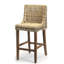Tabouret de cuisine en rotin