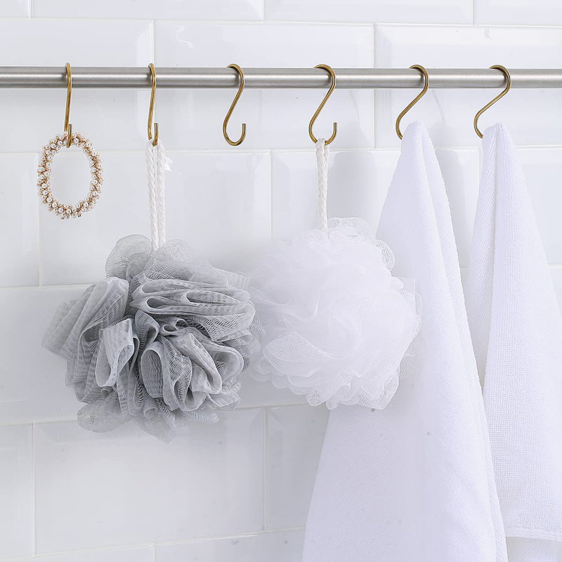 Delino Steel Straight Hanging Pot Rack, Gold
