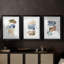 Lunar Geology II  -Custom Framed  Premium Print W Matt - 3 Pieces-1966818789-1966818791