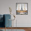 Triple Paris or - Impression sur toile-66813599-66813606