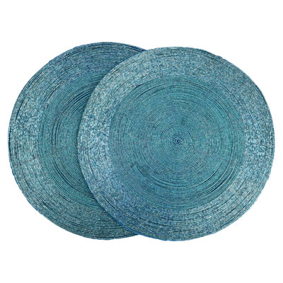 Khadajah Beaded Round Placemat