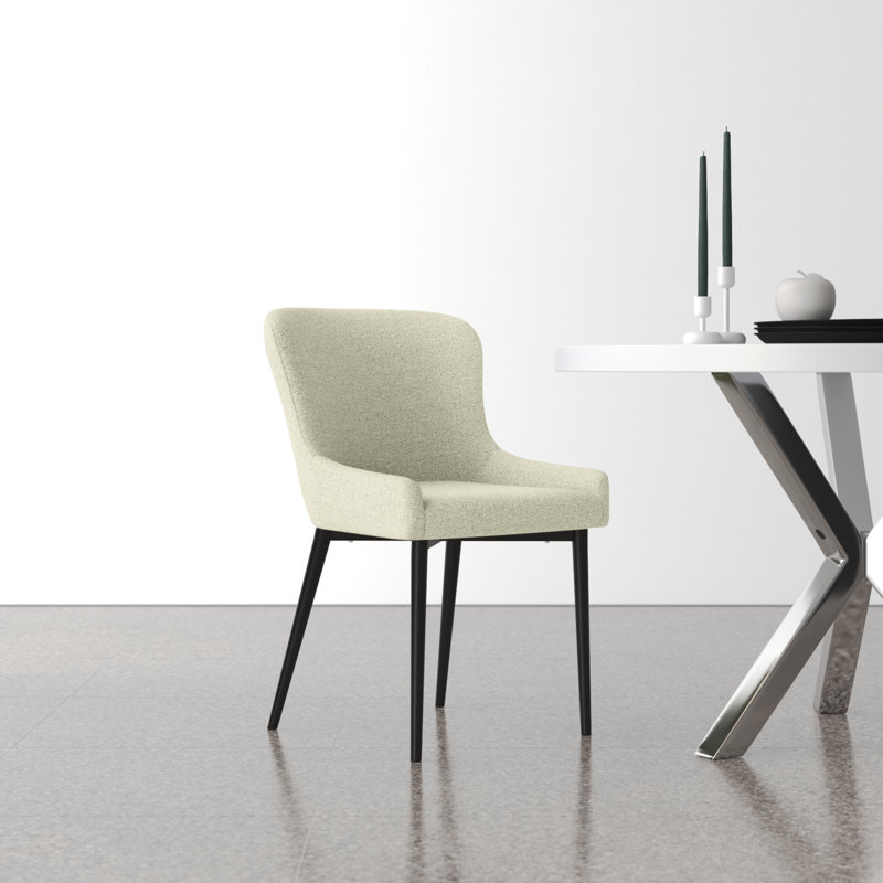 Lucile Boucle Dining Chair, Off White 