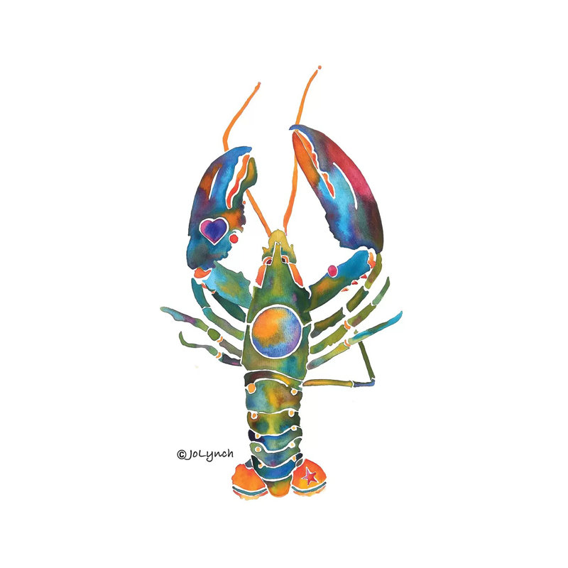 Lobster Maine by Jo Lynch - Wrapped Canvas Gallery-Wrapped Canvas Giclée, 30.48cm H x 20.32cm W