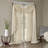 Elegant Solid Crushed Sheer Curtain Panel Pair For Windows, Lightweight And Textured For Enhanced Aesthetics And Privacy.-1567243668-1567243670