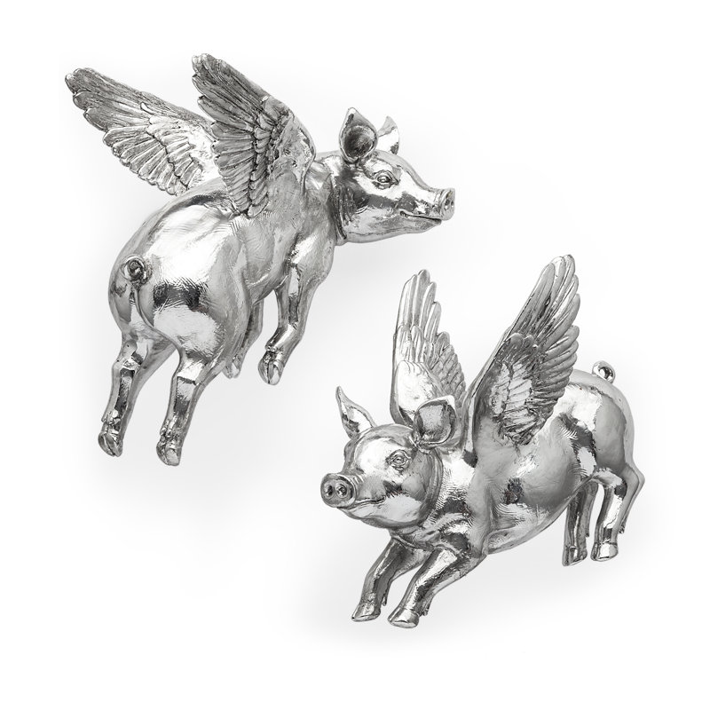 Ensemble de cochons volants, Argent