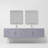 Geneva 84" Wall-Mounted Double Bathroom Vanity Set with Mirror-87285970-112952429