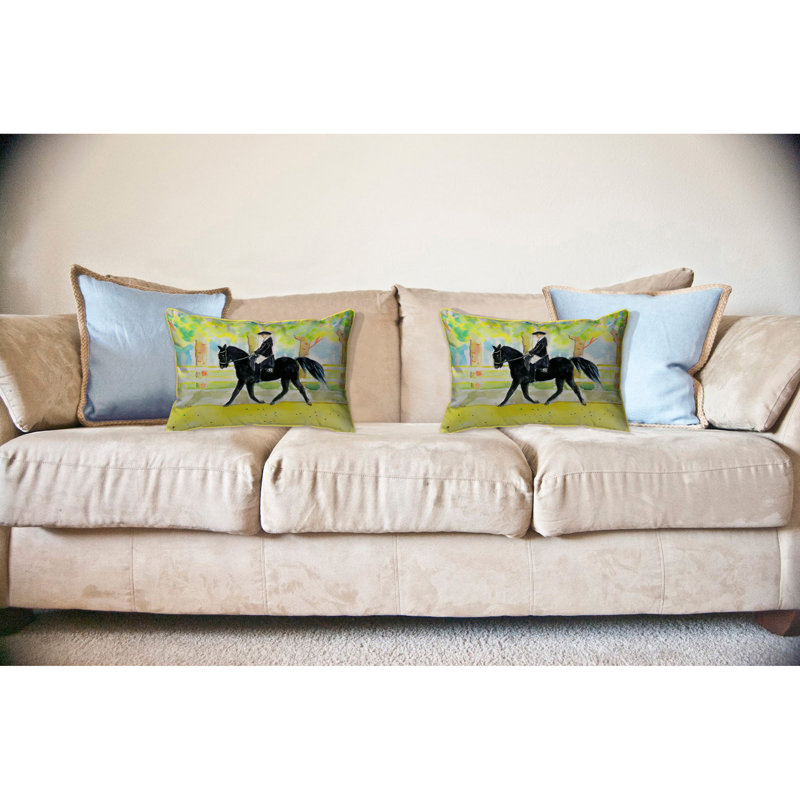 Coussin lombaire intérieur / extérieur Horse and Rider, Grand