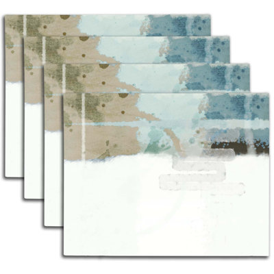 Napperon abstrait en polyester