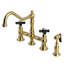 Duchess Double Handle Kitchen Faucet with Side Spray-92195261