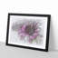 Purple Daisy Sketch - Picture Frame Graphic Art Print-56875282-56875283
