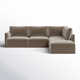 Deirdre 5 - Piece Modular Upholstered Reversible Chaise L-Sectional