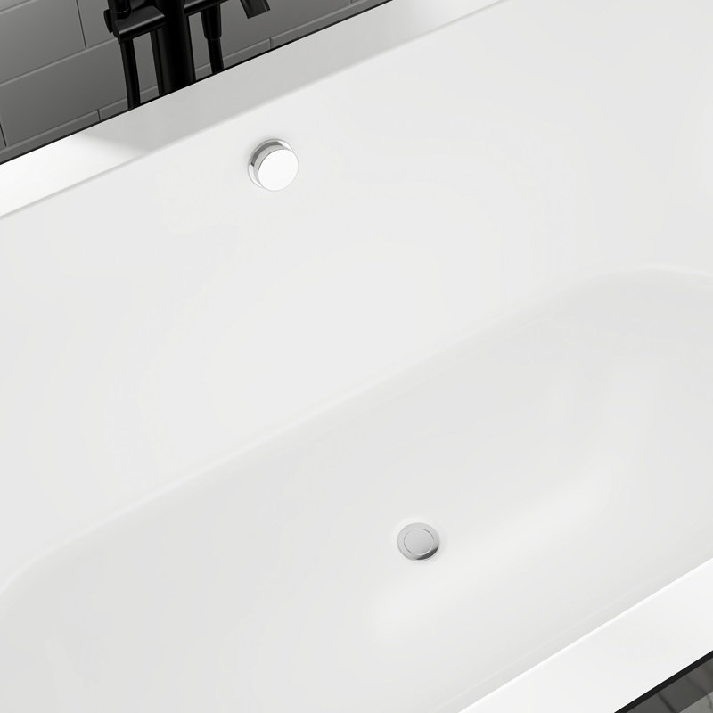 Baignoire de trempage autoportante 67,7 po. X 32,3 po.