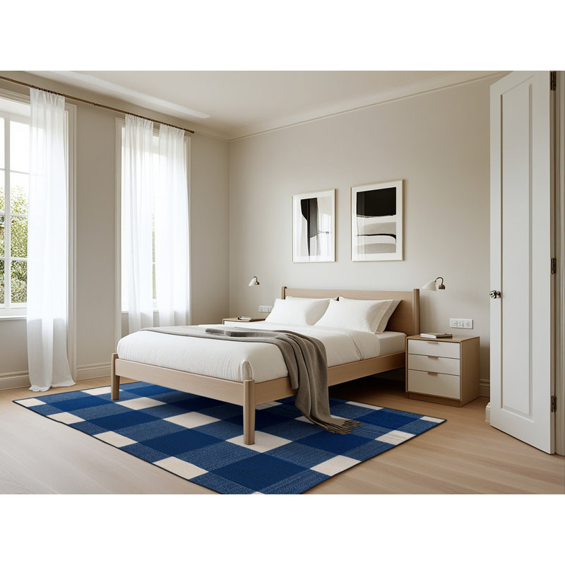 Tapis botanique brun lavable à la machine, Rectangle 5 pi x 7 pi
