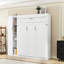 Lit escamotable en bois avec tablettes et garde-robe-2127528493-2127528498