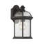 Lanterne murale d'extérieur en verre noir Affric-22243278-119695825