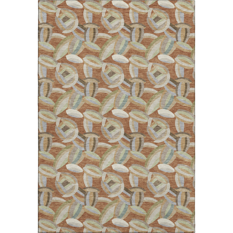 Tapis décontracté de qualité supérieure Mayfield AMF2454, Paprika, 10 pi x 14 pi