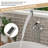 Bathtub Faucet With 360 Swivel Waterfall Spout And Hand Shower, Heavy - Duty Brass, Brushed Nickel Finish Filler Detachable Handheld-125487920
