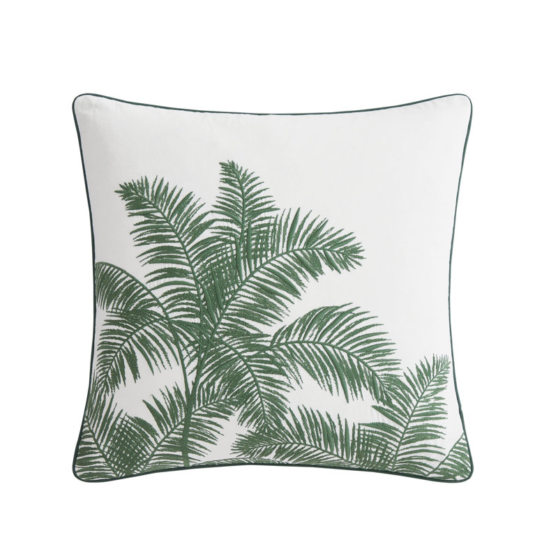 Tommy Bahama Shaded Palms Green Throw Pillow