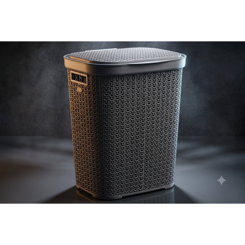 Laundry Hamper 55 Lt Pnk, Pink