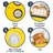 Nostalgia NTCS2YW Grilled Cheese Toaster with Easy-Clean Toaster Baskets and Adjustable Toasting Dial