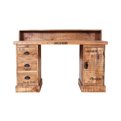 Heerenveen Solid Wood Writing Desk