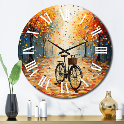 Horloge murale en métal
