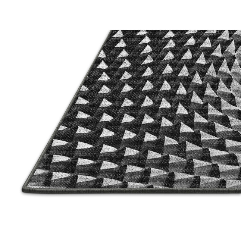 Tapis gris zone style 121, Rectangle 2 pi x 4 pi