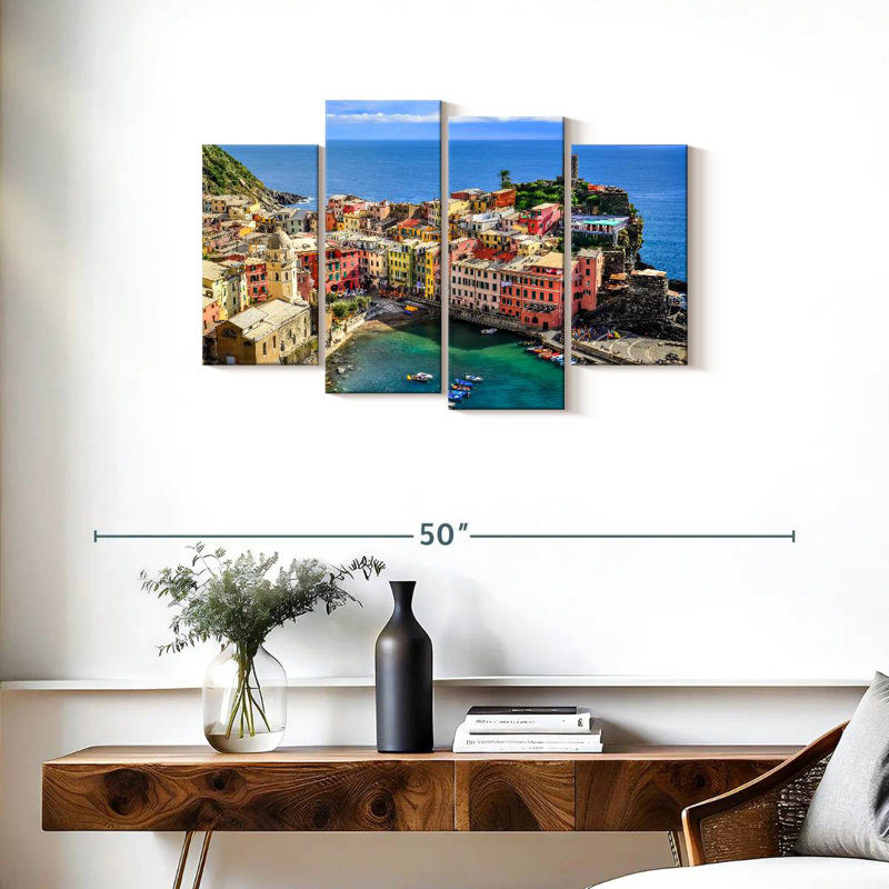Lynelle Vernazza Village, 22" H x 36" W
