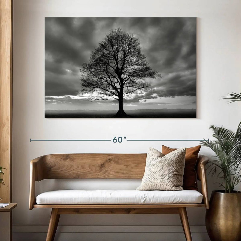Grand arbre Harnek, H 34 po x l 51 po
