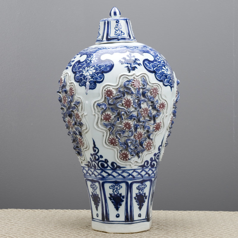 Emb Handmade Porcelain Wine Jar