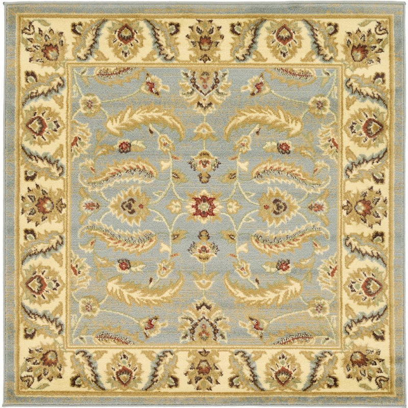 Odyssey Oriental Indoor Rug, Square 6'