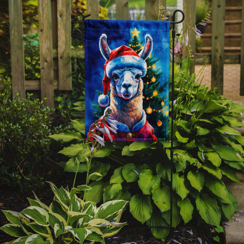 Drapeau de jardin de Noël, Lama