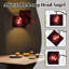  Lampe sur pied Arc Crimson Forest Giant Pleine Lune, érable rouge, fantaisie, paysage de nuit, grande lampe sur pied moderne, abat-jour réglable en lin à 3 couleurs
