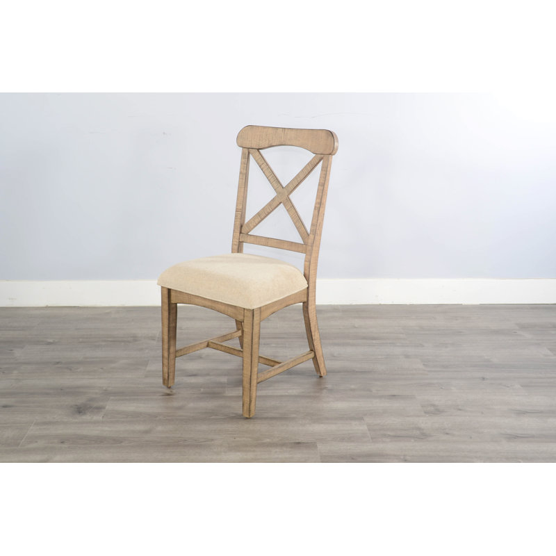 Eyon 18'' H Upholstered Side Chair, Beach Pebble