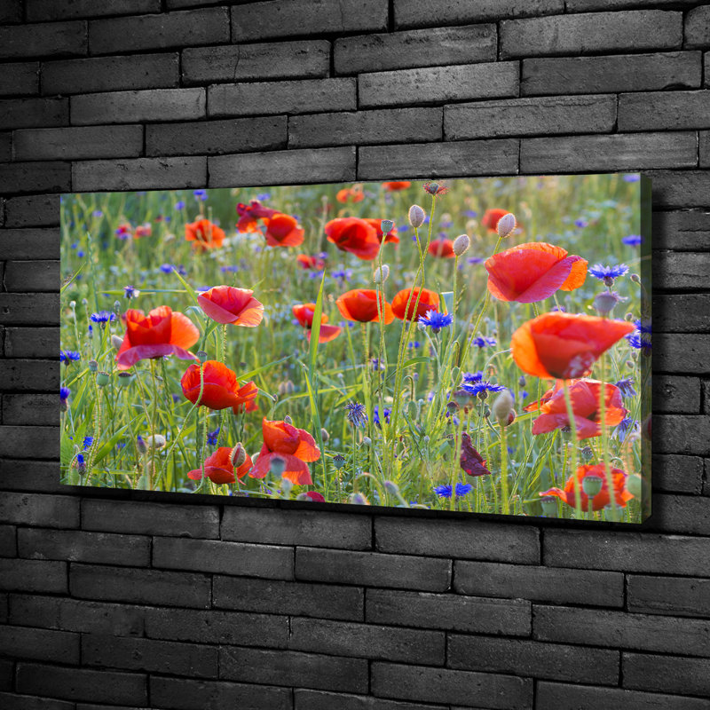 Field Flowers - Wrapped Canvas Print