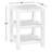 Mordcha 2 Shelf Side Table