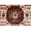 Aryana Hand-Knotted High-Quality Ivory/Red/Navy/Green Runner