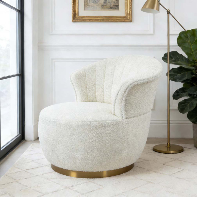 Fauteuil d'appoint pivotant à 360 degrés Cuddle Barrel