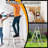 2 Step Ladder Folding Stool with Handgrip, Wide Platform Step, Non-Slip Feet, 330 lbs Load Capacity-1996086618