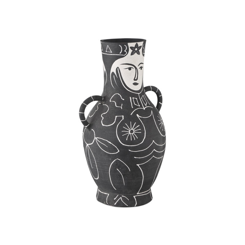 Vase moyen Saint-Paul-De-Vence, H 13,5 po x l 10 po x P 7,75 po