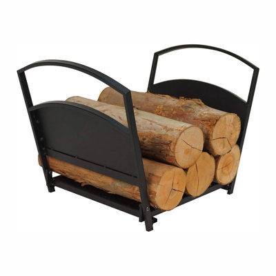 Support empilable, support de rangement, support à bûches pour bois de chauffage, intérieur, extérieur, acier robuste