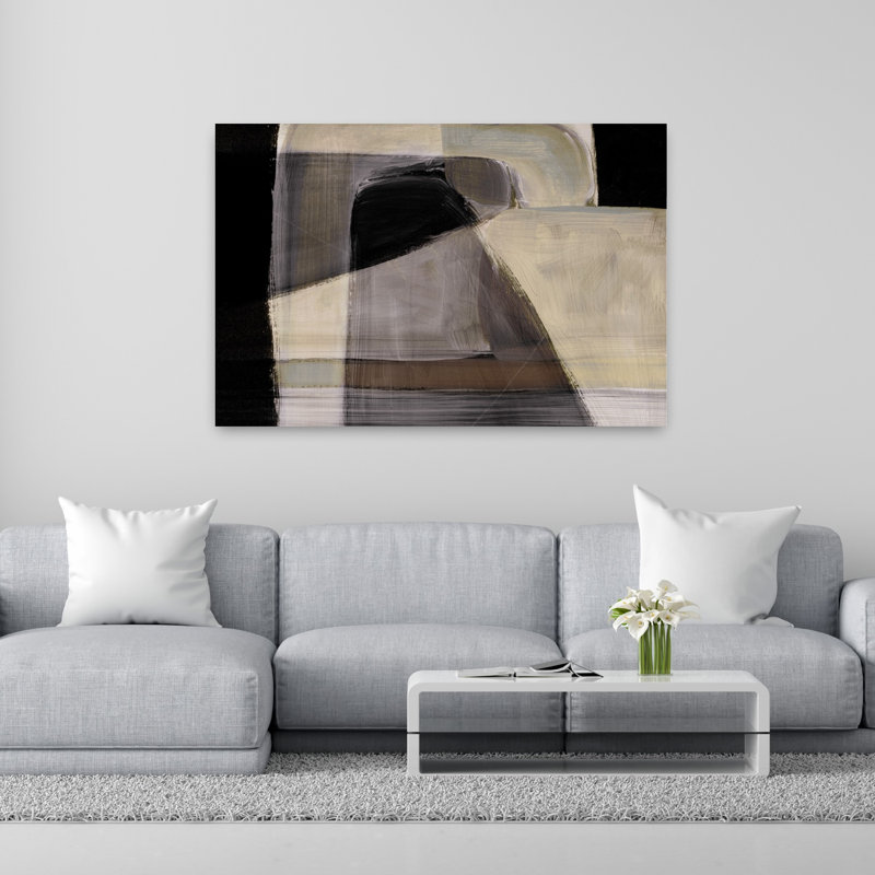Art contemporain, art contemporain abstrait, H 60 po x l 40 po
