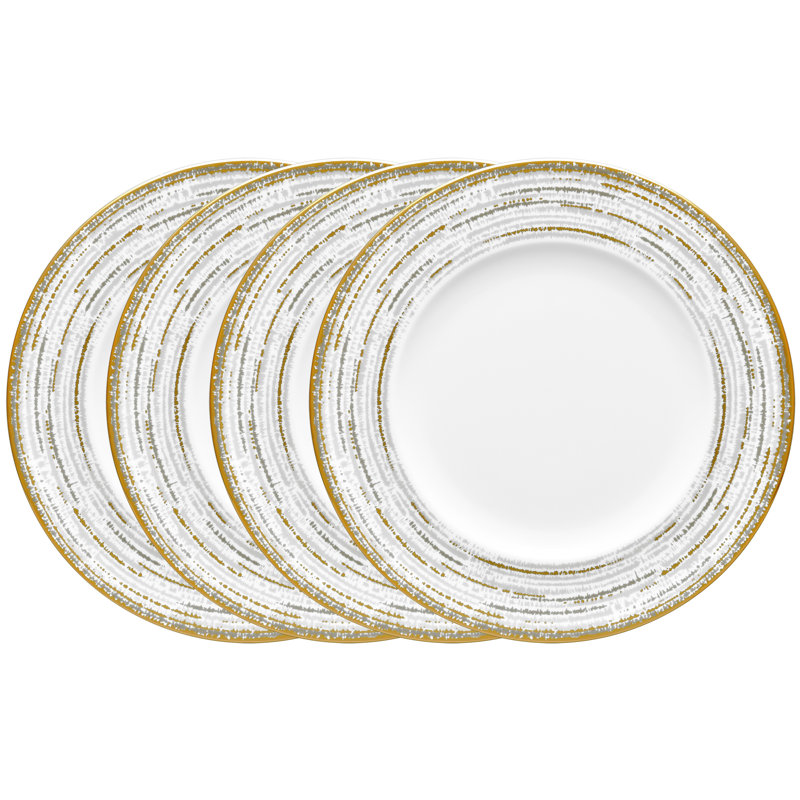 Noritake Haku Set of 4 Accent Plates, 9-3/4"